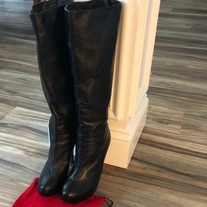 Christian Louboutin Leather Knee Boots